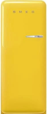 Refrigerador Smeg de 1 Puerta, Inverter, 270L, Amarillo, Apertura Izquierda