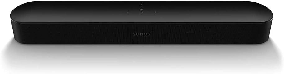 Barra de Sonido Sonos Beam Gen 2 con Dolby Atmos y Asistente de Voz - Negro