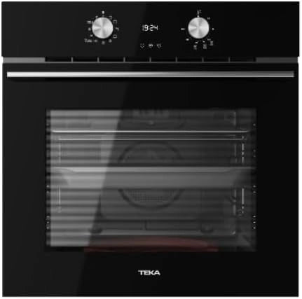 Horno Multifunci¨®n TEKA 60cm con Vapor y Auto-Limpieza, 9 Modos de Cocci¨®n, Control T¨¢ctil, 71L, Modelo HLB 8408 BK
