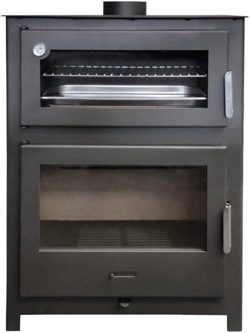 Estufa de Le?a Nadia 13,4 kW con Horno y Visi¨®n Panor¨¢mica
