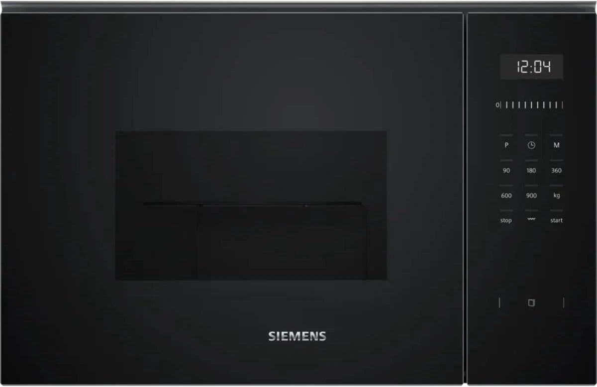 Microondas Integrado Siemens iQ500 59x38 cm con humidClean y Grill Negro