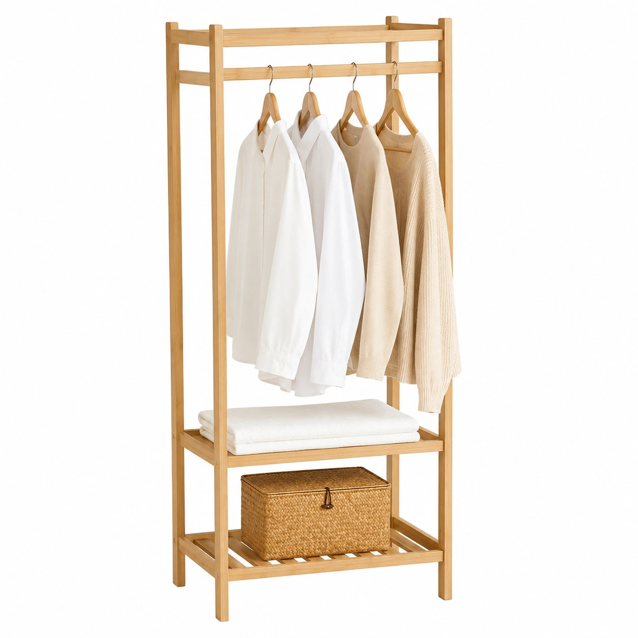 Perchero de Madera Moderno y Minimalista para Dormitorio