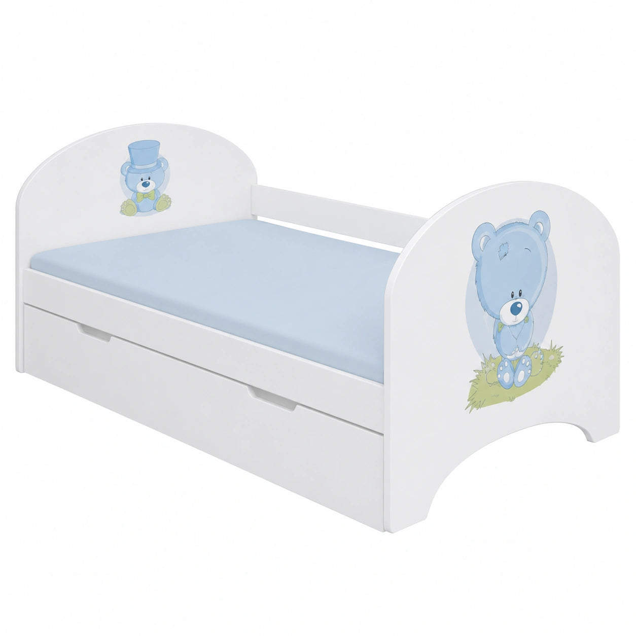 Cuna Convertible con Colchones para Niñas y Niños