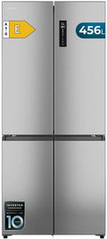 Frigor¨ªfico 4 Puertas Cecotec Bolero CoolMarket 4D 456 SBI Inox E, No Frost, 456 L, 189 cm Alto, Ancho 83 cm, Compresor Inverter Silencioso