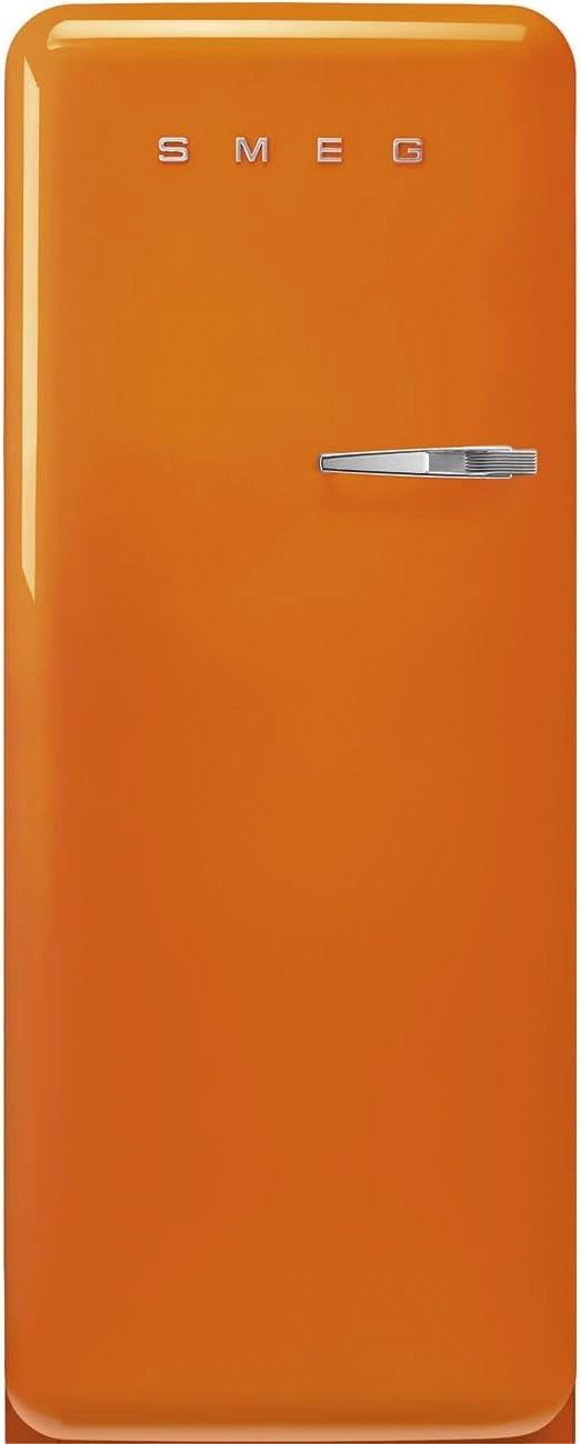 Nevera Smeg Vintage, 1 Puerta, 270L, Naranja, Apertura Izquierda