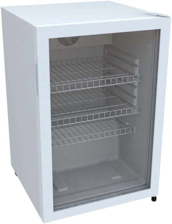 Refrigerador de Cristal METRO Professional GSC2125, 118L, LED, Estantes Ajustables, Blanco