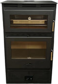 Estufa de Le?a Multifuncional 13,4 kW con Horno Refractario y Control Digital