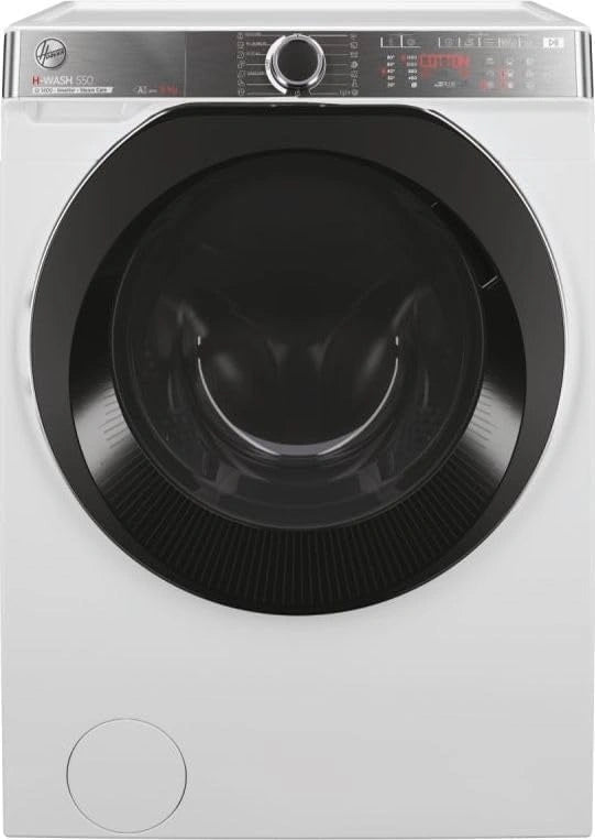 Lavadora Frontal HOOVER H-WASH 550, 9 kg, 14 Programas, Blanca