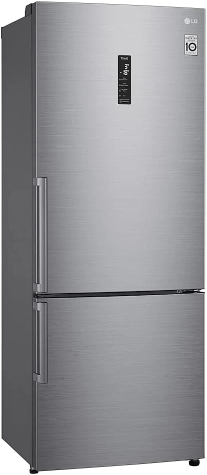 LG Frigor¨ªfico Combi No Frost de 499L, Compresor Inverter, Inoxidable Anti-huellas