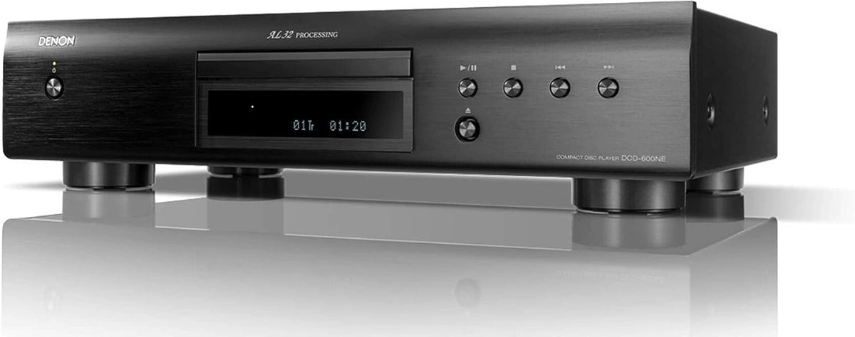 Reproductor de CD Denon DCD-600NE con Control Remoto, Color Negro