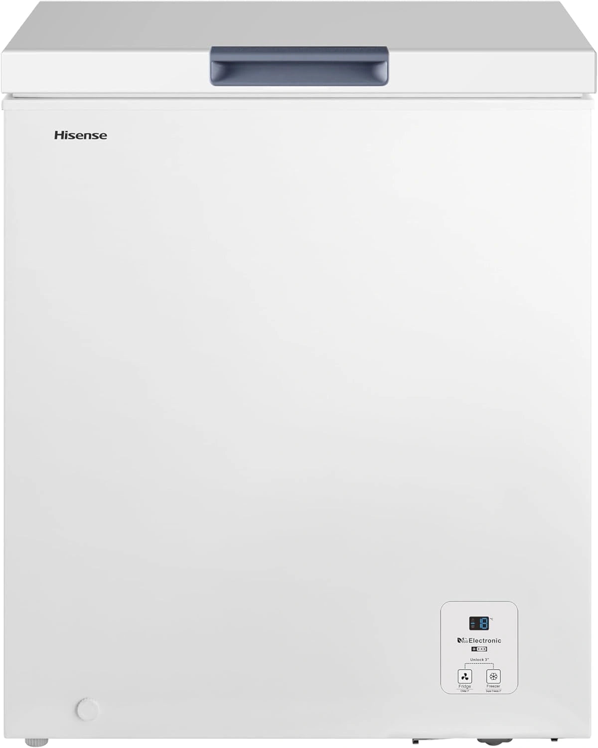 Hisense Arc¨®n Congelador Horizontal, 142 L, Control de Temperatura Electr¨®nico, Blanco, Silencioso 40 dBA