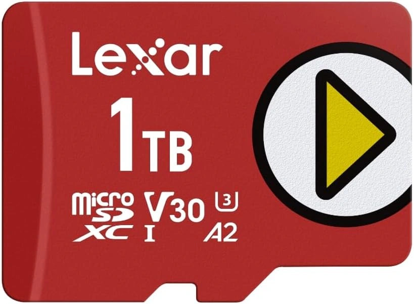 Lexar Tarjeta Micro SD 1TB para Juegos y Dispositivos M¨®viles, Velocidad hasta 205 MB/s, Clase 10, U3, V30, 4K