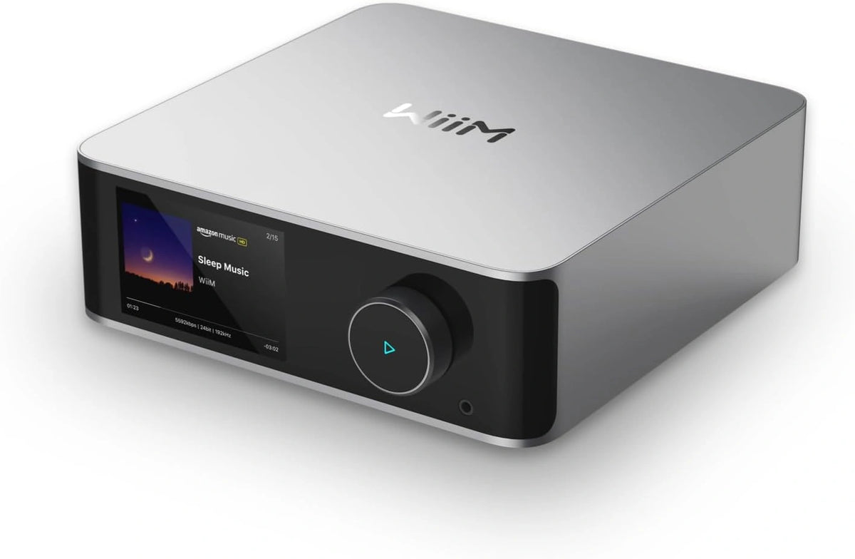 Reproductor de M¨²sica WiiM Ultra, Preamp Digital, 3.5 T¨¢ctil, Soporte Google Cast y Alexa, Spotify, Amazon Music, Tidal, HDMI ARC, Phono, Auriculares, Plata