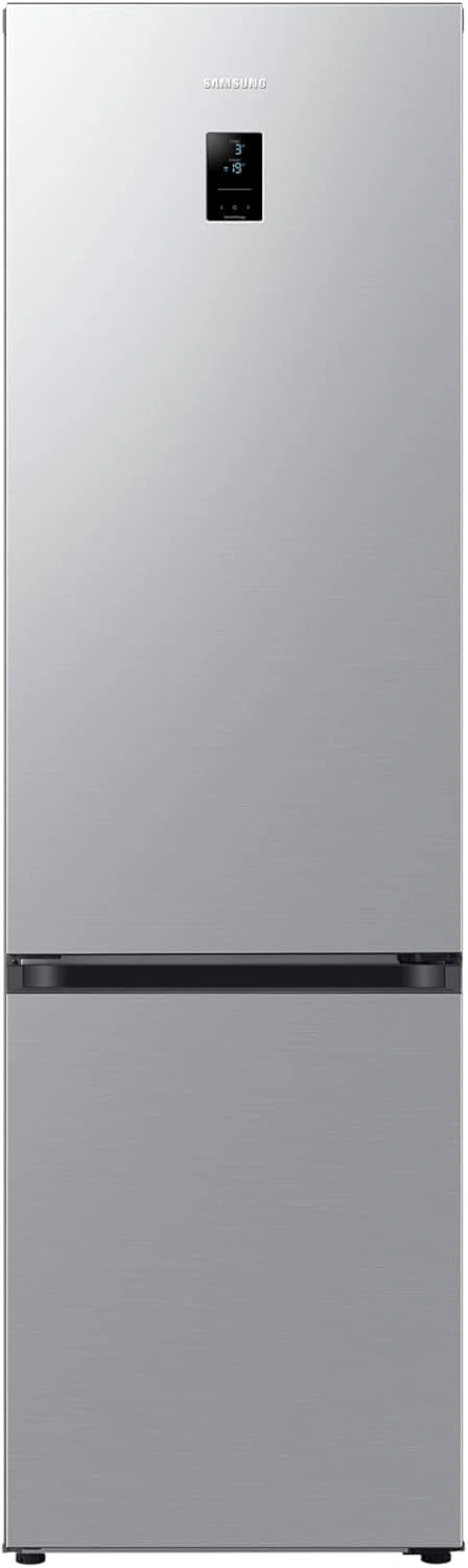 Refrigerador Combi Samsung AI 203cm 390L Clase D, Estante Botellero, Plata