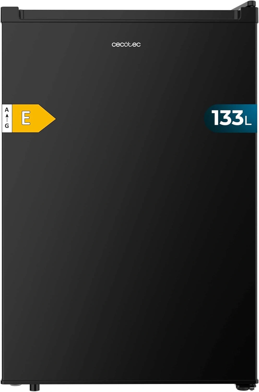 Mini Frigor¨ªfico Cecotec Bolero 133L Negro con Puerta Reversible y Control de Temperatura