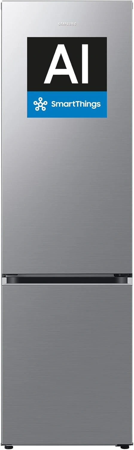 Frigor¨ªfico Combi Samsung Bespoke AI 387L Inoxidable Clase A