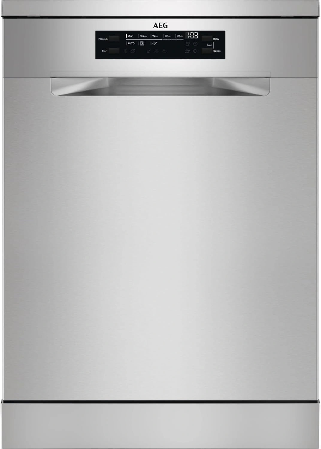 Lavavajillas AEG 60cm, 13 cubiertos, Inverter, LCD, 8 programas, AirDry, SatelliteClean