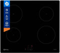 Placa de Inducci¨®n 60 cm 4 Zonas, Funci¨®n Sprint, Control T¨¢ctil, Programable, Negra - Balay