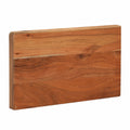 Tabla de Madera de Acacia Rectangular 40x20x3,8 cm para Mesa de Centro