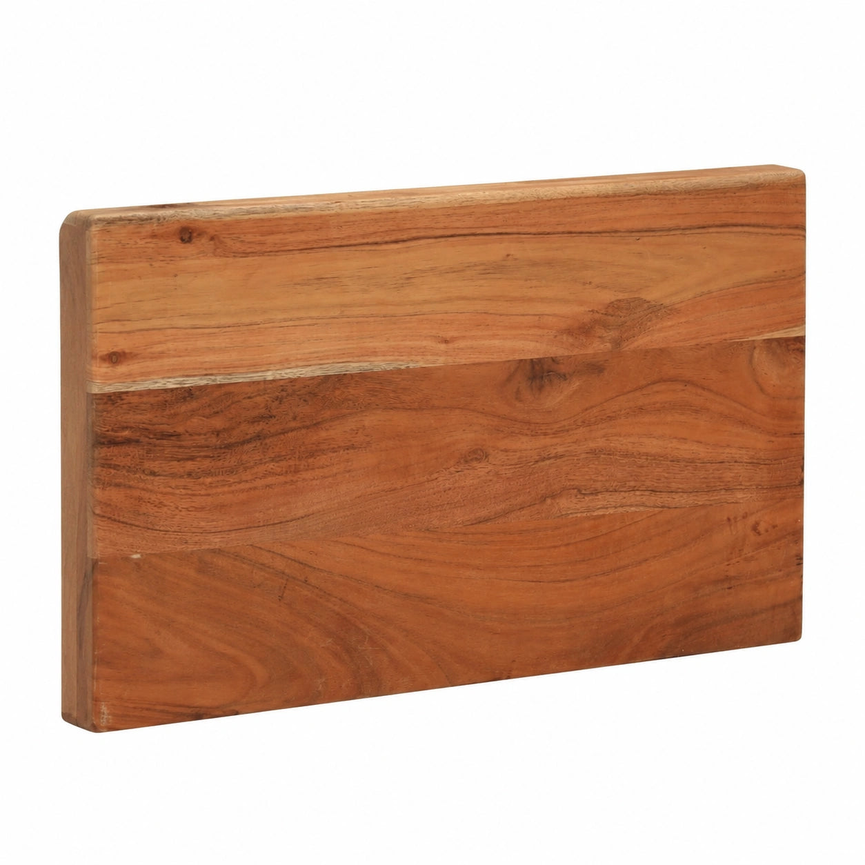Tabla de Madera de Acacia Rectangular 40x20x3,8 cm para Mesa de Centro