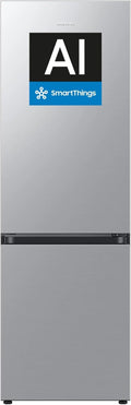 Samsung Frigor¨ªfico Combi 185cm 344L Inox Clase D con Estante para Botellas