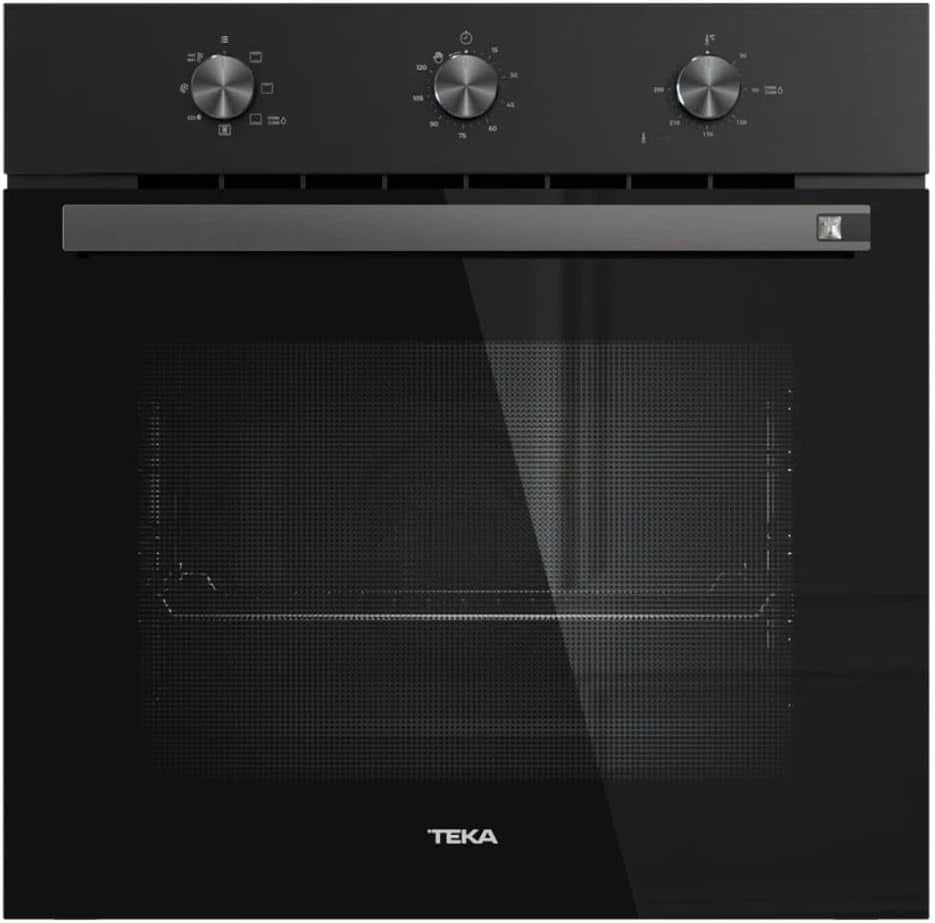 Horno Teka 60cm Multifunci¨®n, HydroClean ECO, 6 Programas, Gu¨ªas Extensibles, Bandeja Antivuelco, Clase A+, NEO HSB 6150 FBK