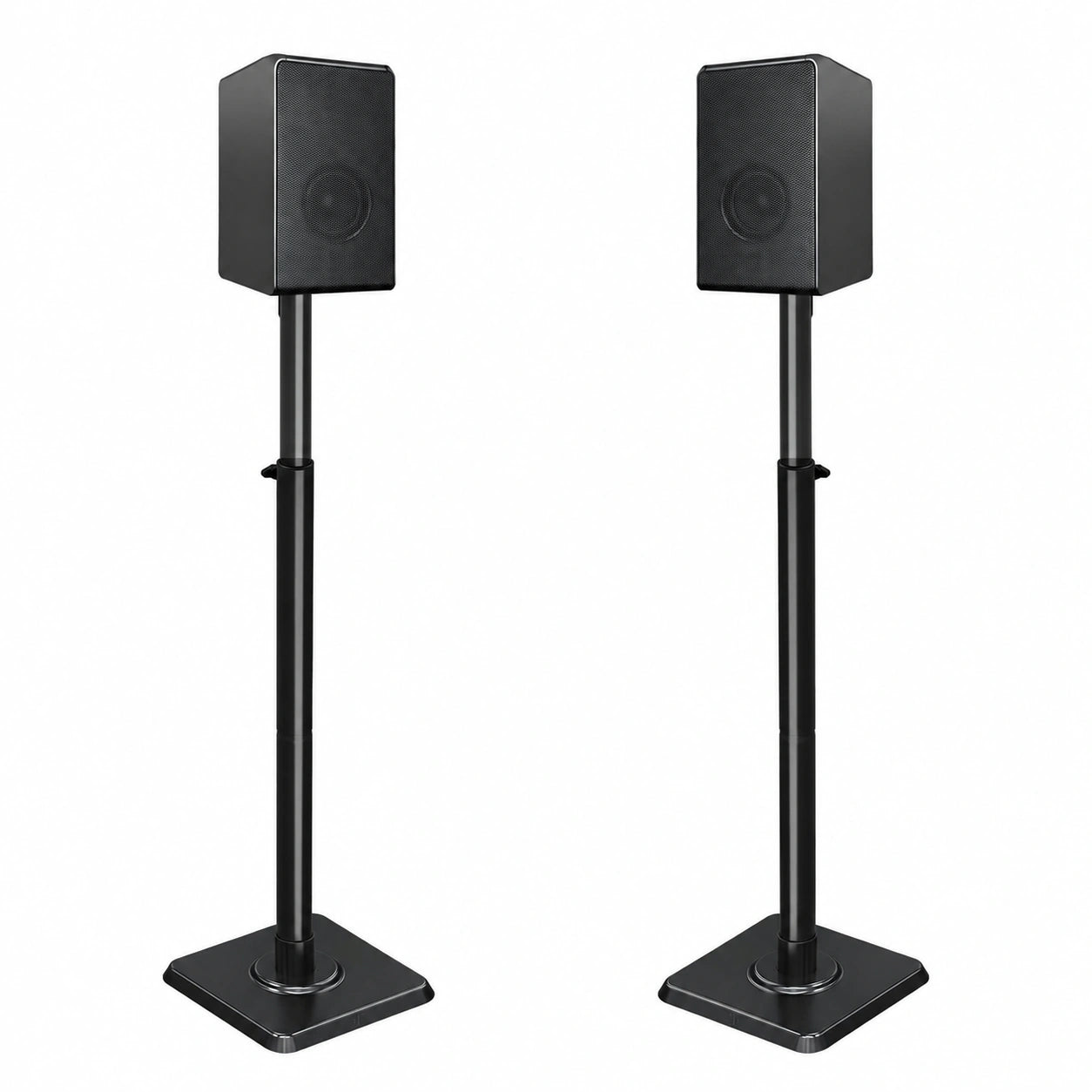 Soporte Ajustable para Altavoces Satélite, Capacidad 5 kg, Set de 2 Soportes de Pie
