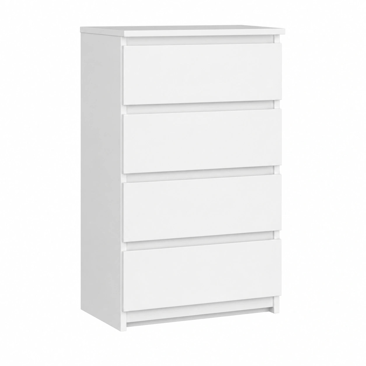 Cajonera Alta Moderna con 5 Cajones para Múltiples Espacios, Blanco, 35x40x92 cm