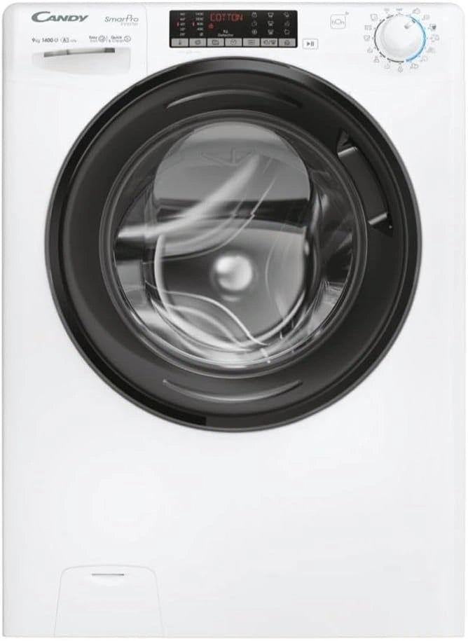 Lavadora de Carga Frontal Candy 9Kg Blanca, Modelo CSO496TWB6/1S