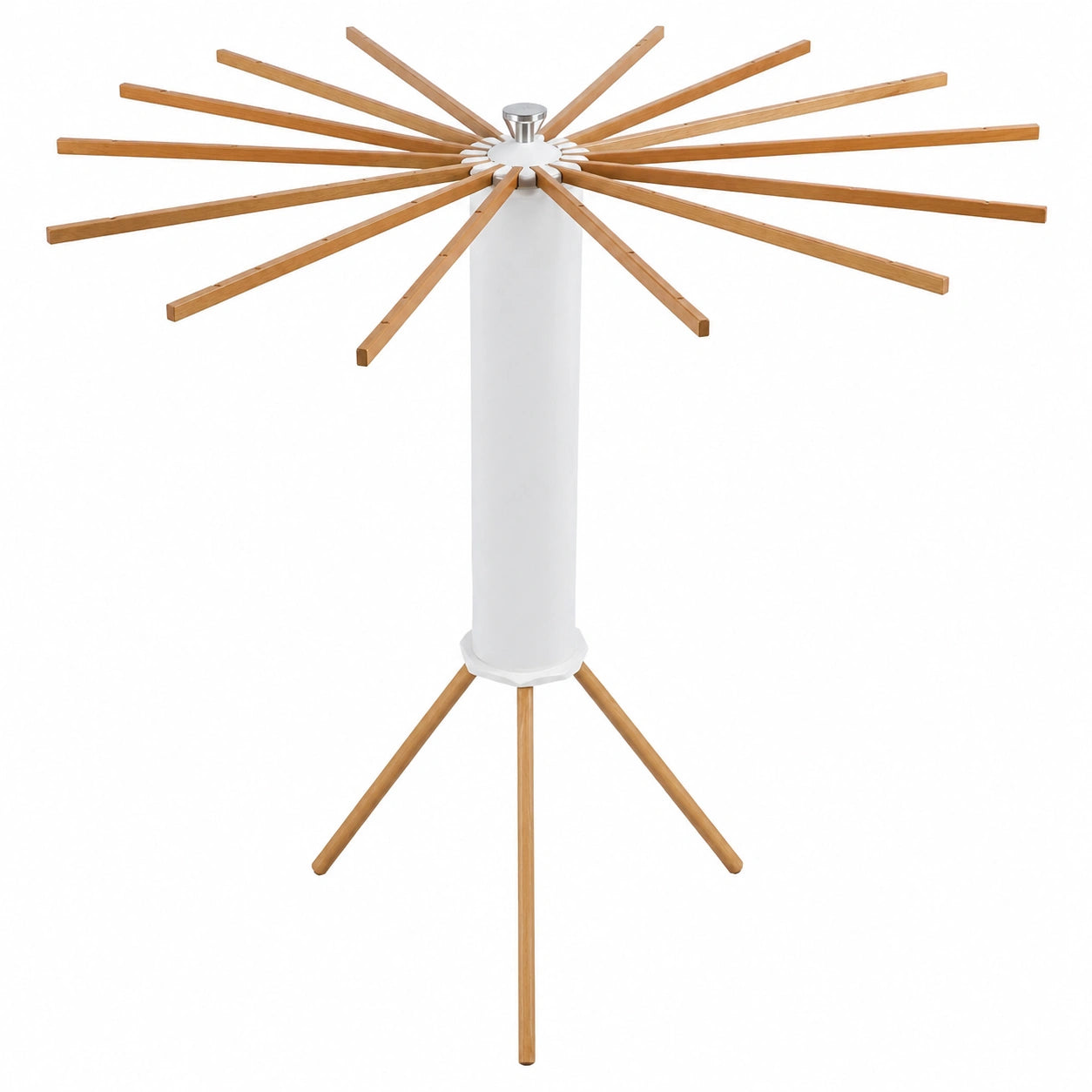 Ejoyous Tendedero de Madera Plegable, Ahorro de Espacio para Balcón y Hogar