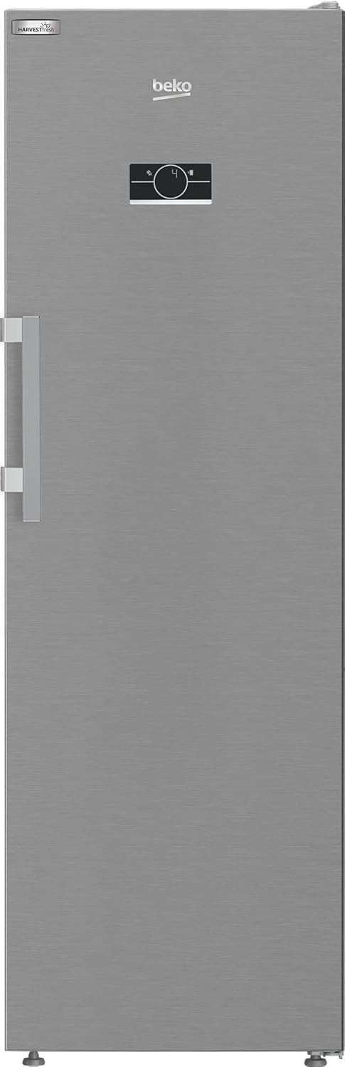 Refrigerador Beko 1 Puerta No Frost Inox Clase E 186,5x59,7 cm
