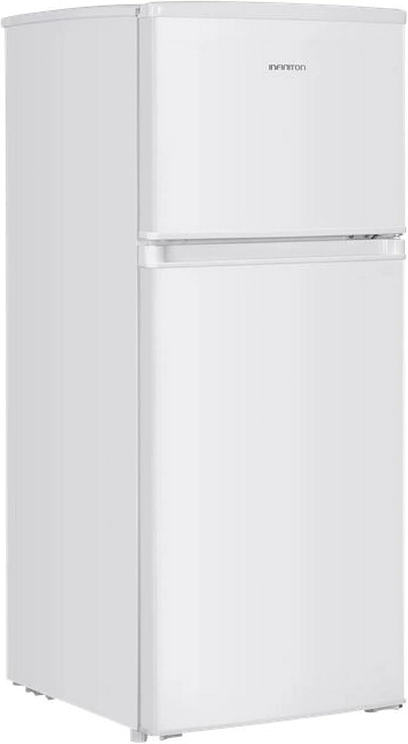 Nevera Doble Puerta Infiniton 151L, 122 cm Alto, 50 cm Ancho, Clase E, Blanco con Iluminaci¨®n LED