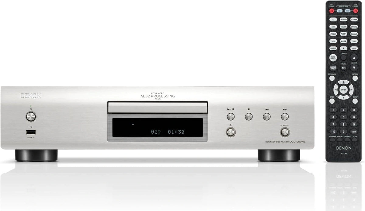 DENON DCD-900NE - Reproductor de CD Hi-Fi con MP3, WMA, USB y soporte CD-R/RW, Negro