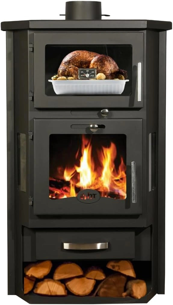 Estufa de Le?a Hidro con Horno, 26kW, BALKAN ENERGY Feniks RNE