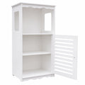 Estantería de baño impermeable, 3 niveles, armario de madera y plástico para almacenamiento