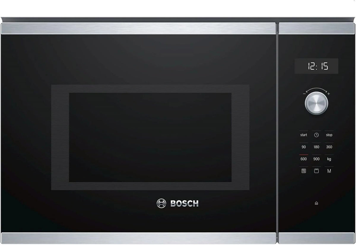 Microondas Integrable Bosch Serie 6 con Grill, Acero Inoxidable