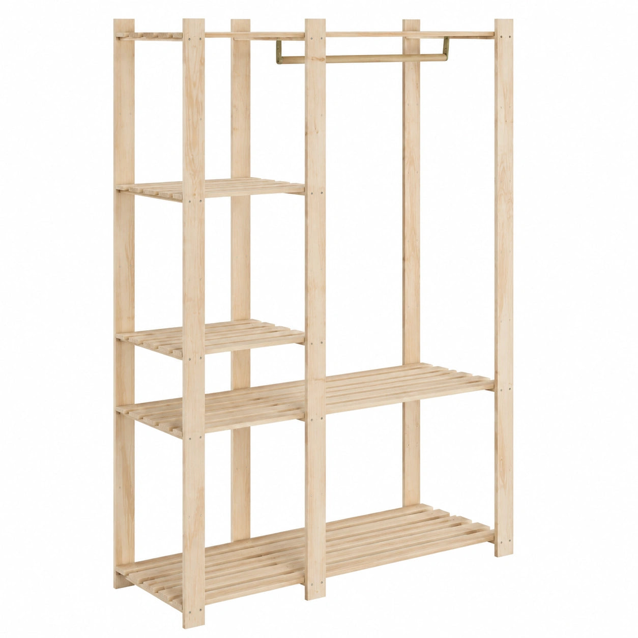 Conjunto de Mesa y Banco de Madera Maciza de Pino para Comedor
