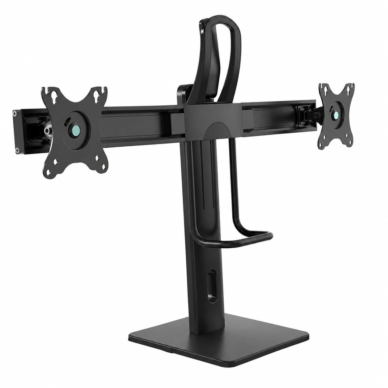 Soporte de Monitor PureMounts Ajustable y Giratorio Negro