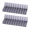 Soporte para Juegos PS4/SLIM/PRO, Organizador de Discos de Gran Capacidad, Pack de 2