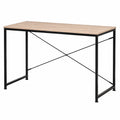 Escritorio Industrial AKTIVE MAX, 120x60x70 cm, Madera y Acero Negro, para Oficina y Estudio, Robusto y Estable