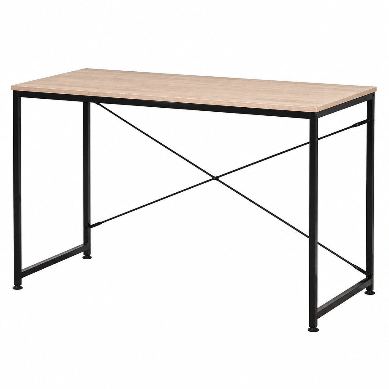 Escritorio Industrial AKTIVE MAX, 120x60x70 cm, Madera y Acero Negro, para Oficina y Estudio, Robusto y Estable