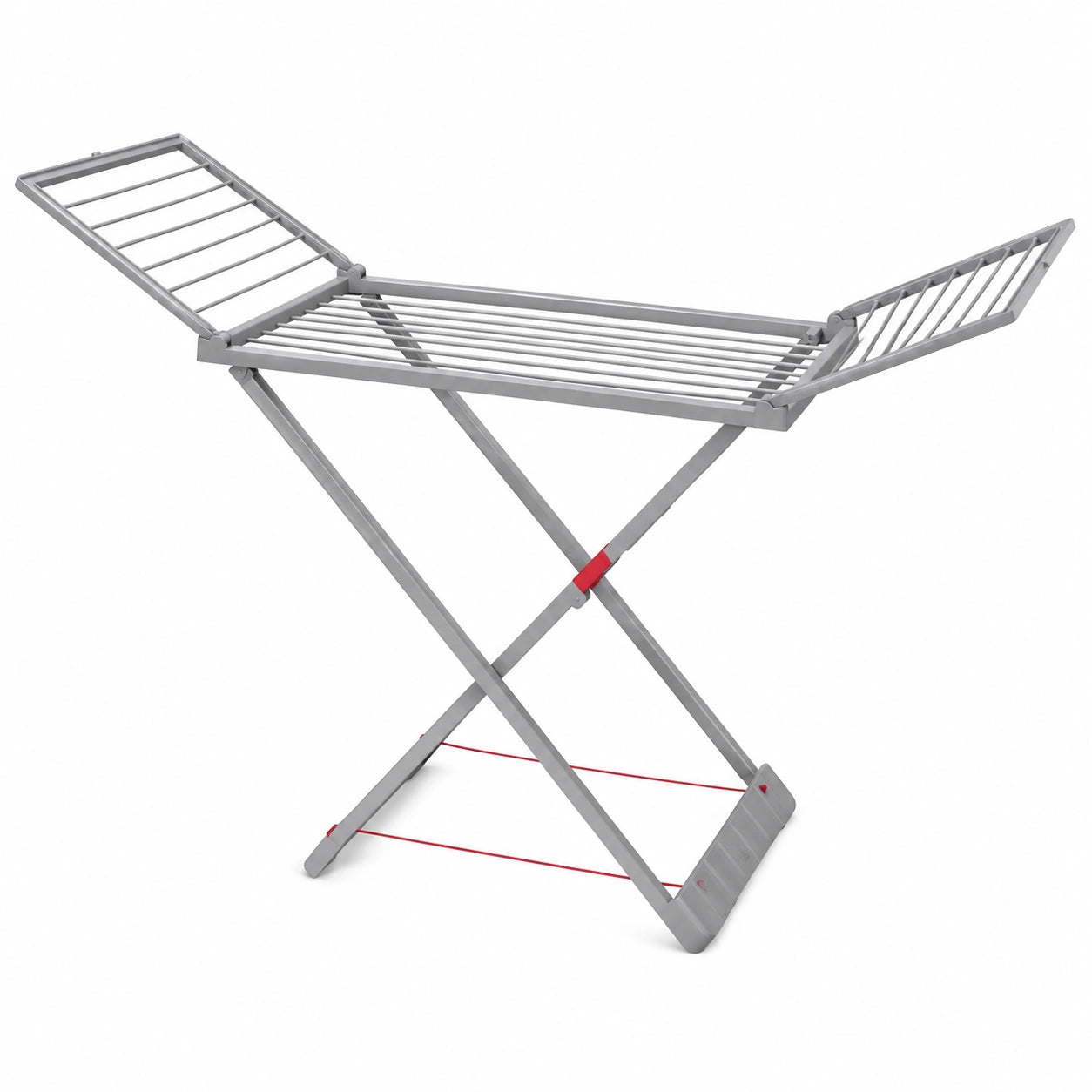 Tendedero de Resina Plegable para Interior y Exterior, 180x108x55cm, Gris