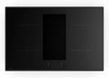 Placa de Inducci¨®n Klarstein Velaire Flex con Extractor Integrado, 80cm, 4 Zonas de Cocci¨®n, Boost de 8400W, Control T¨¢ctil, Campana de 597m3/h, Temporizador y Bloqueo para Ni?os, Vidrio Negro