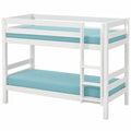 Cama Alta Vipack de Pino Macizo, 210x140x105 cm, Blanco