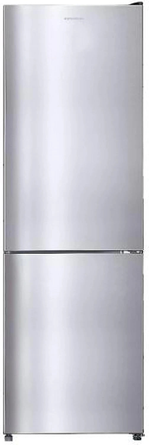 Nevera Combi Infiniton 322L, 185cm, No Frost Total, Clase D, Acero Inoxidable