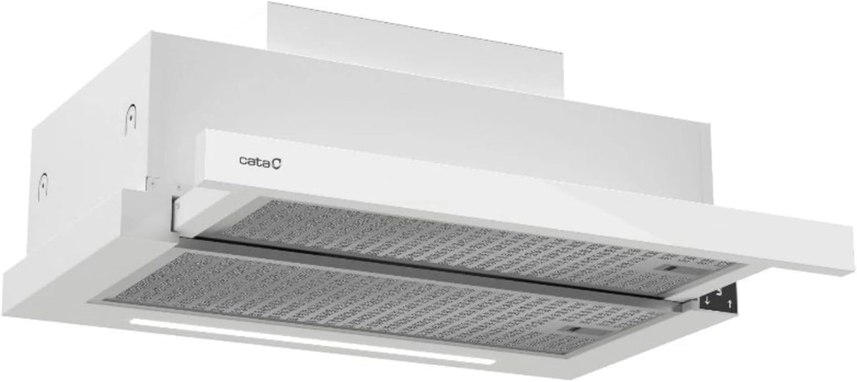 Cata Campana Extractora TFH 6830 GWH 60 cm, 6 Velocidades, Motor Silencioso, Iluminaci¨®n LED, Panel T¨¢ctil, Blanco