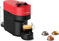 Krups Nespresso VERTUO Pop XN9205 - M¨¢quina de caf¨¦ en c¨¢psulas, 4 tama?os de taza, Centrifusion, 35% pl¨¢stico reciclado, Rojo