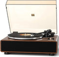 Tocadiscos HiFi Bluetooth con Altavoces, Velocidades 33/45 RPM, C¨¢psula AT-3600L, Entradas AUX y RCA