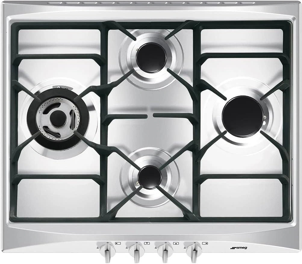 SMEG SR264XGH2 Placa de Gas en Acero Inoxidable