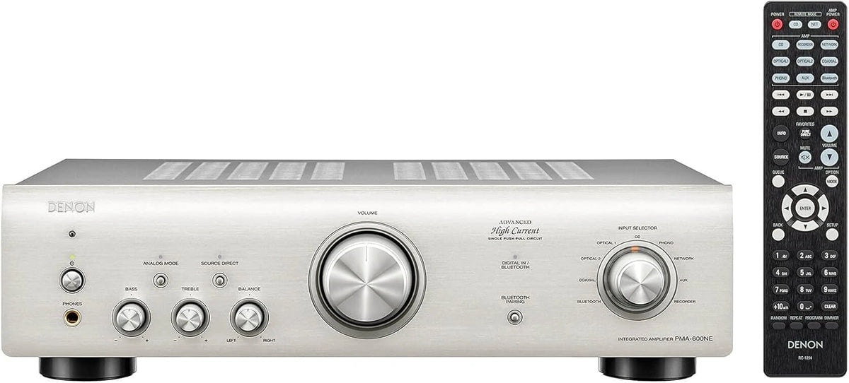 DENON Amplificador Est¨¦reo, Plata, Tama?o ¨²nico